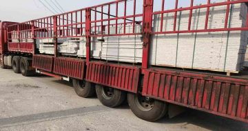 钦州 白麻荔枝面外墙干挂，工厂装车日常