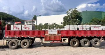 钦州 芝麻灰花岗岩地铺石出货日常