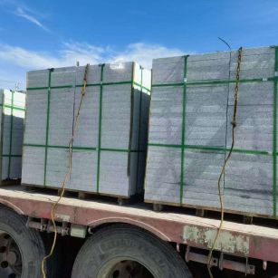 钦州 芝麻白花岗岩地铺石装车日常