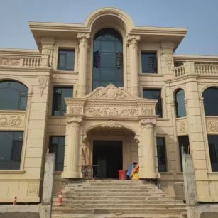 钦州 黄金麻花岗岩别墅外墙干挂