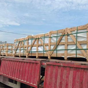 钦州 芝麻白花岗岩地铺石出口专车-泰国游