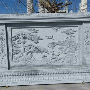 钦州 芝麻白大型照壁，屏风，影壁