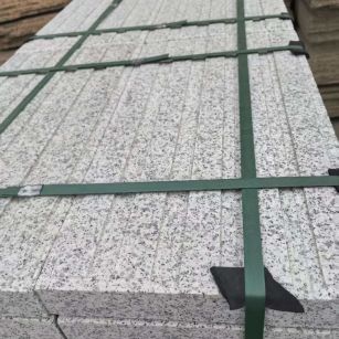 钦州 白麻花岗岩直行盲道石，盲条，地铺石