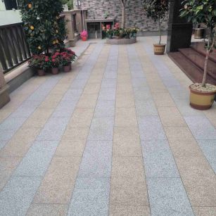 钦州 黄金麻白麻荔枝面庭院铺装展示