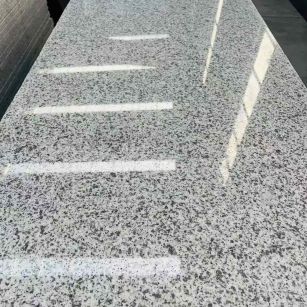 钦州 白麻花岗岩光面毛板