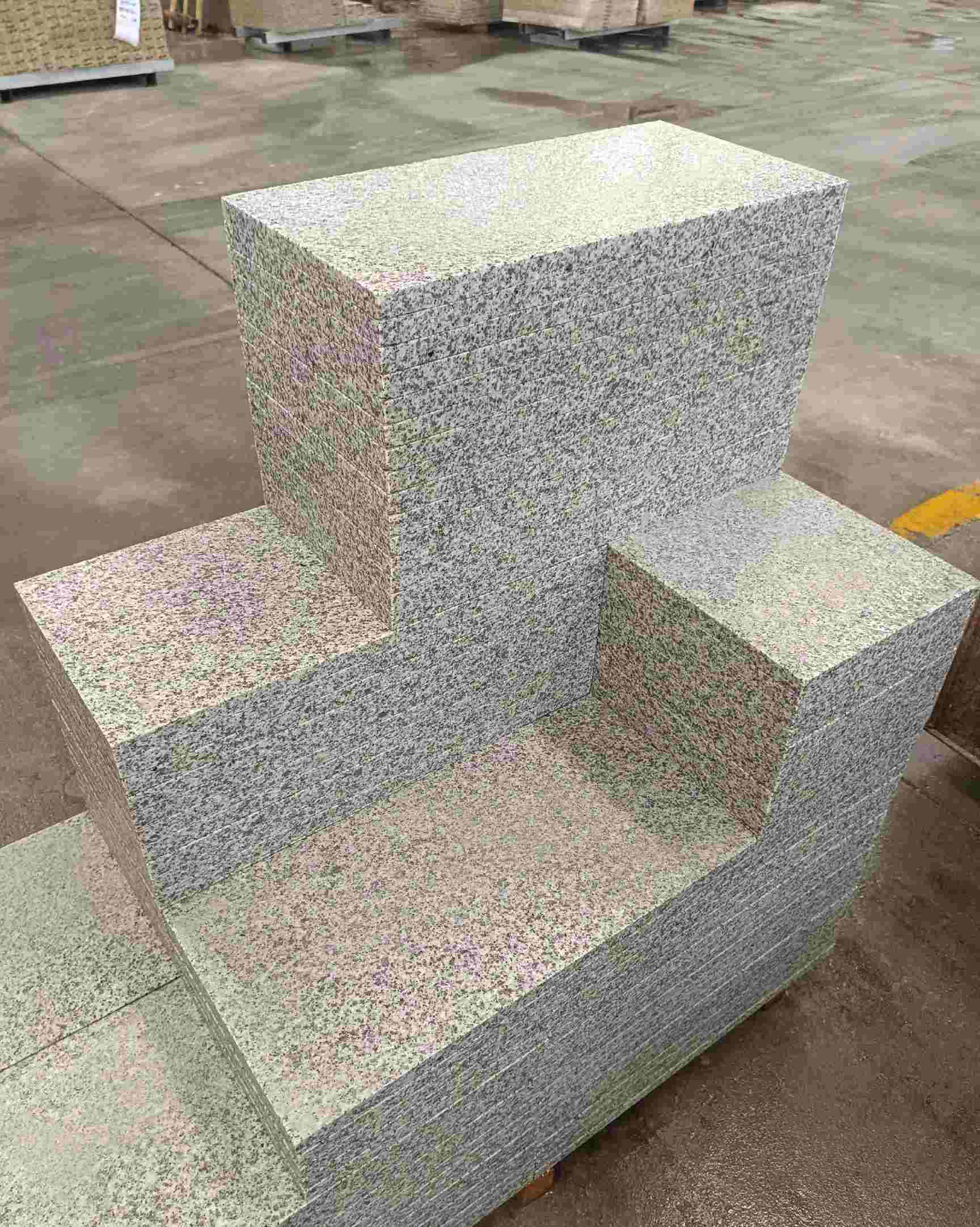 钦州 白麻花岗岩荔枝面地铺石