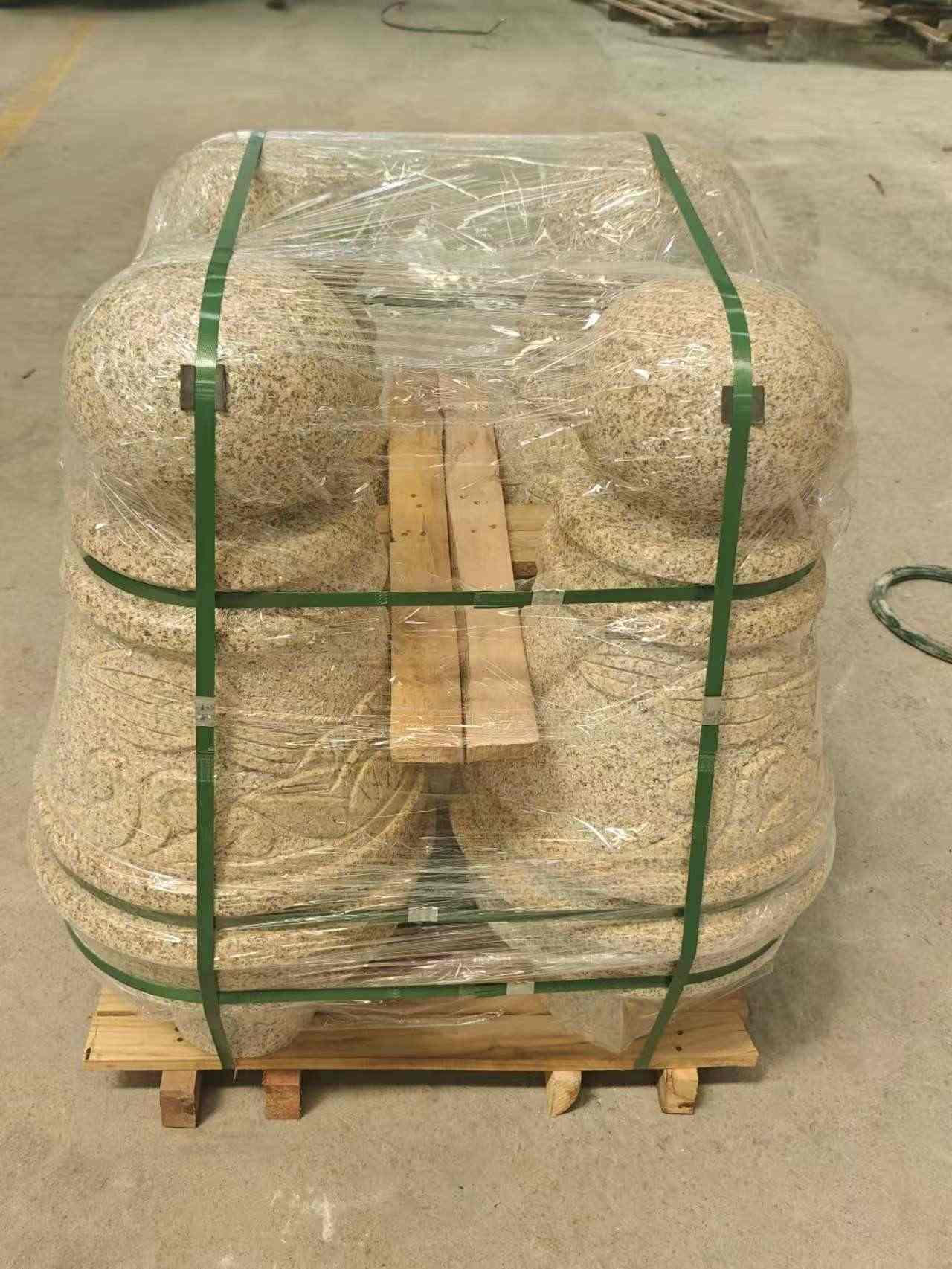 钦州 黄金麻异形定制雕花——棒棒糖挡车柱