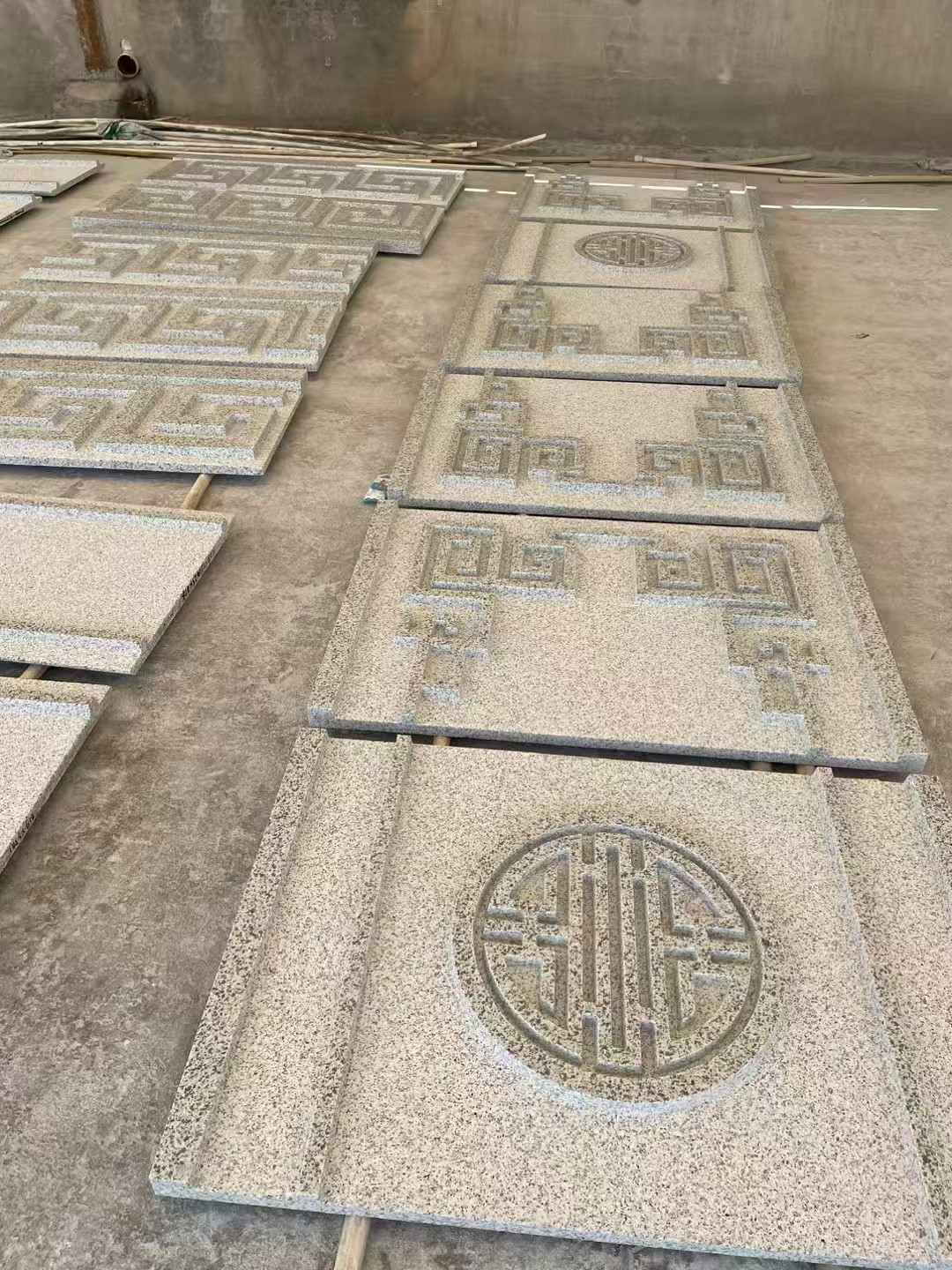 钦州 白麻花岗岩外墙立面雕刻板