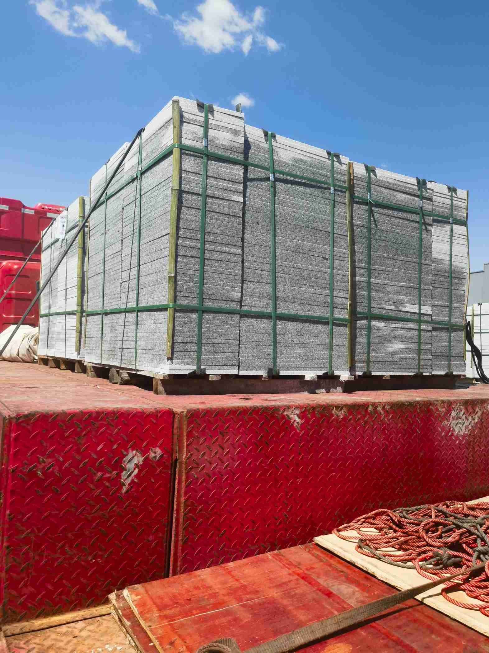 钦州 芝麻白火烧规格板地铺石300*600/600*600