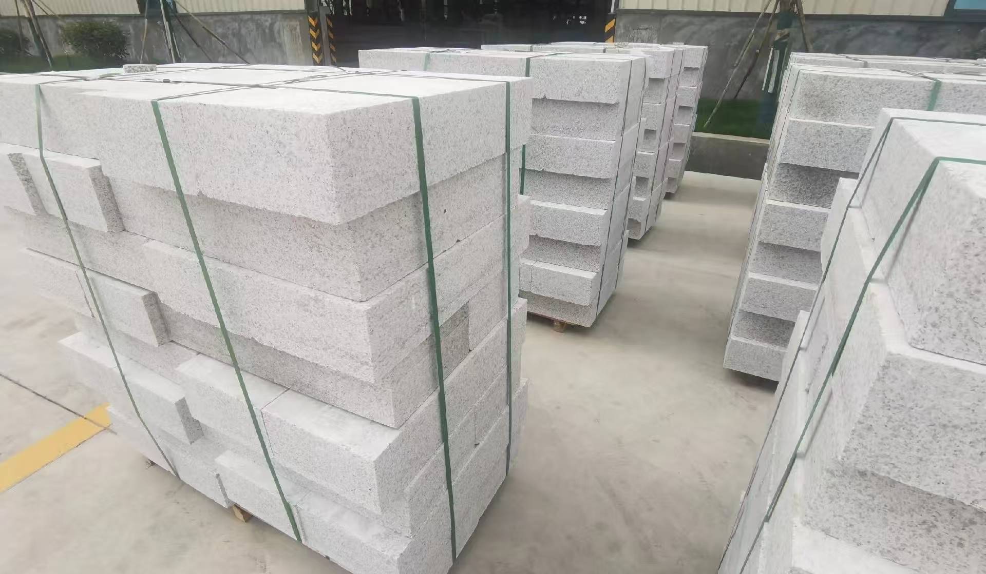 钦州 白麻花岗岩路沿石，立缘石，平缘石，路牙石，道牙石，马路牙子等